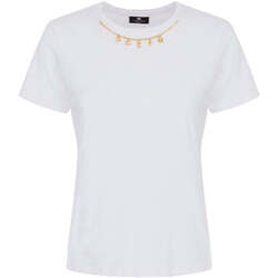 Vêtements Femme T-shirts & Polos Elisabetta Franchi  Blanc