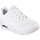Chaussures Femme Baskets mode Skechers UNO Blanc