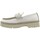 Chaussures Femme Bottes Panchic PANCHIC Mocassino Donna White Yellow P99W004-00630027 Blanc