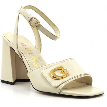 Chaussures Femme Multisport Guess Sandalo Tacco Donna Cream FLJKRNLEA03 Blanc