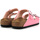 Chaussures Femme Multisport Birkenstock Arizona Ciabatta PAtent Candy Pink Black 1026957 Rose