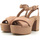 Chaussures Femme Bottes Guess Sandalo Tacco Donna Natural Rosa FLJSNNLEA03 Rose