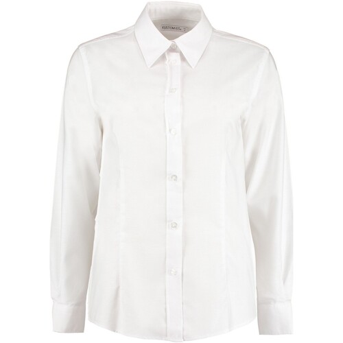 Vêtements Femme Chemises / Chemisiers Kustom Kit K361 Blanc