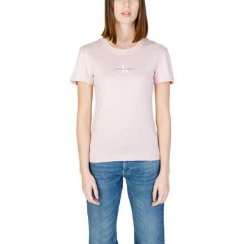 Vêtements Femme T-shirts cinzento manches courtes Calvin Klein Jeans J20J222564 Rose