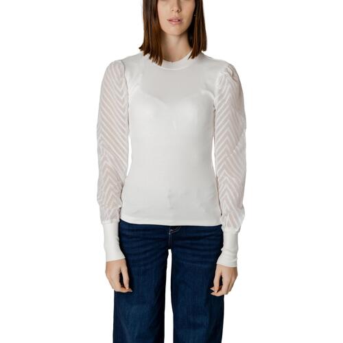 Vêtements Femme T-shirts manches longues Only 15311937 Blanc