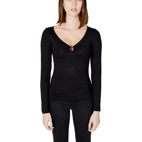 Vêtements Femme T-shirts manches longues Morgan 241-TCLEM Noir