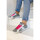 Chaussures Femme Baskets mode Semerdjian - CATRI 7594 Fluo Rose Argenté