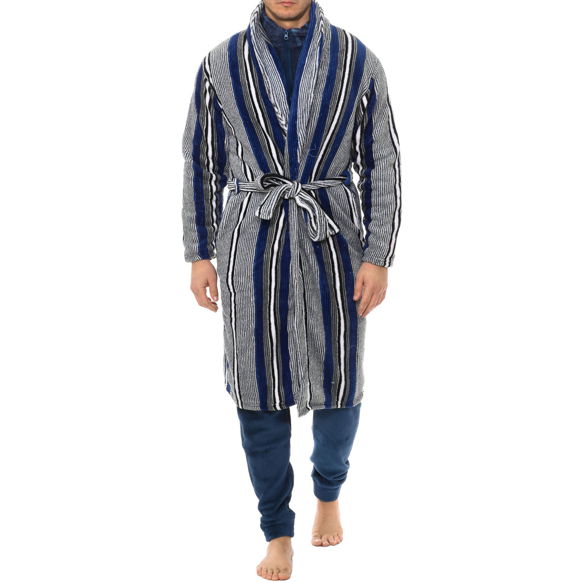 Vêtements Homme Pyjamas / Chemises de nuit Kisses&Love 41849-UNICO Bleu