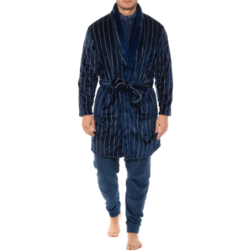 Vêtements Homme Pyjamas / Chemises de nuit Kisses&Love 42104-UNICO Bleu
