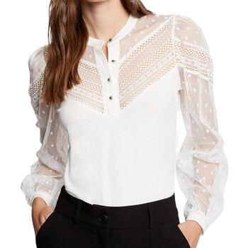 Vêtements Femme T-shirts manches longues Morgan 241-TSOFIE Blanc