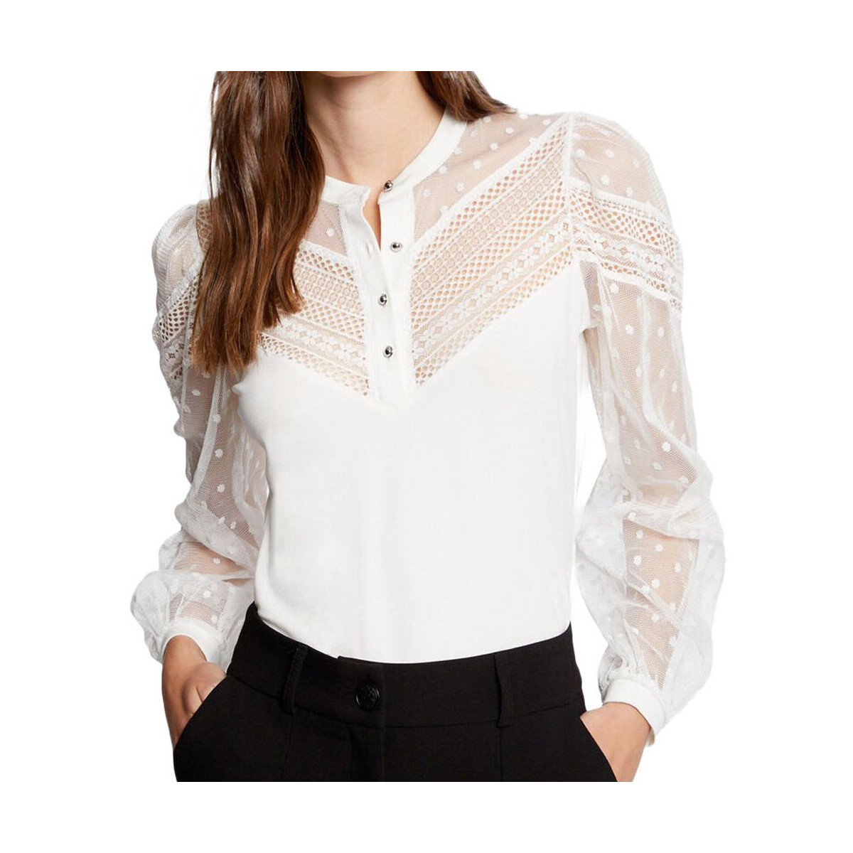 Vêtements Femme T-shirts & Polos Morgan 241-TSOFIE Blanc