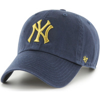 Accessoires textile Casquettes '47 Brand 47 CAP MLB NEW YORK YANKEES METALLIC CLEAN UP NAVY 