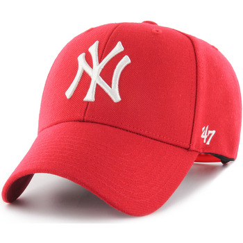 Accessoires textile Casquettes '47 Brand 47 CAP MLB NEW YORK YANKEES MVP SNAPBACK RED 