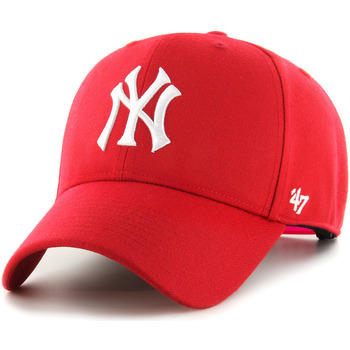 Accessoires textile Casquettes '47 Brand 47 CAP MLB NEWYORK YANKEES MVP SNAPBACK RED 