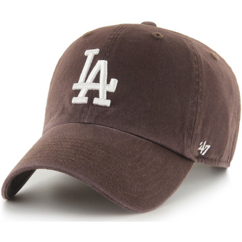 Accessoires textile Casquettes '47 Brand 47 CAP men MLB LOS ANGELES DODGERS CLEAN UP NO LOOP LABEL BROWN 