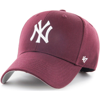 Accessoires textile Casquettes '47 Brand 47 CAP MLB NEW YORK YANKEES RAISED BASIC MVP DARK MAROON 