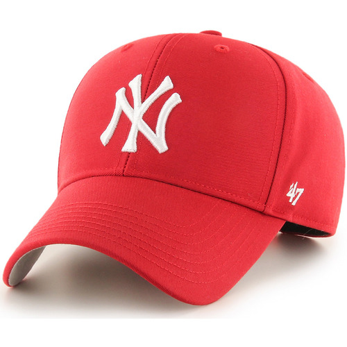 Accessoires textile Casquettes '47 Brand 47 CAP MLB NEW YORK YANKEES RAISED BASIC MVP RED 