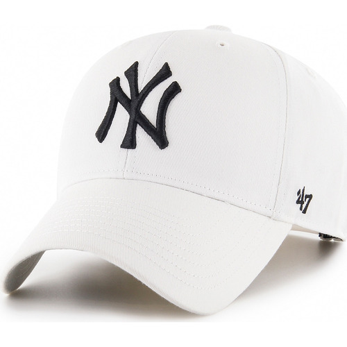 Accessoires textile Casquettes '47 Brand 47 CAP MLB NEW YORK YANKEES RAISED BASIC MVP WHITE 