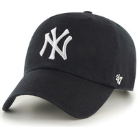 Accessoires textile Casquettes '47 Brand 47 CAP MLB NEW YORK YANKEES CLEAN UP BLACK 