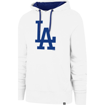 Vêtements Sweats '47 Brand 47 HOODIE MLB LOS ANGELES DODGERS CORE BALLPARK WHITE WASH 