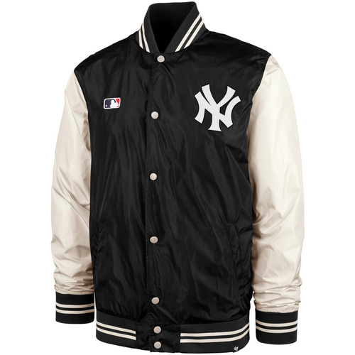 Vêtements Blousons '47 Brand 47 JACKET puffer MLB NEW YORK YANKEES WORDMARK DRIFT TRACK JETBLACK 