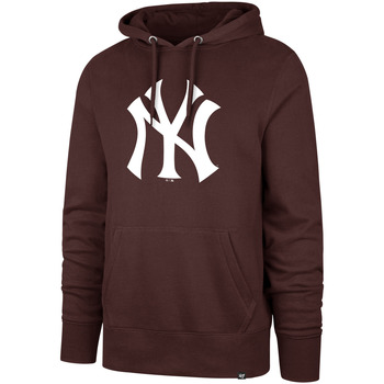 Vêtements Sweats '47 Brand 47 HOODIE MLB NEW YORK YANKEES IMPRINT BURNSIDE DKMAROON 