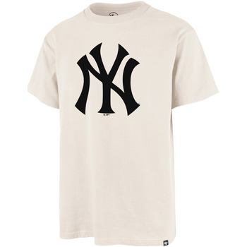 Vêtements T-shirts & Polos '47 Brand 47 TEE MLB NEW YORK YANKEES IMPRINT ECHO CREAM 