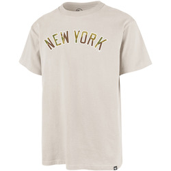 Vêtements Maison & Déco '47 Brand 47 TEE MLB NEW YORK YANKEES IMPRINT ECHO BONE1 