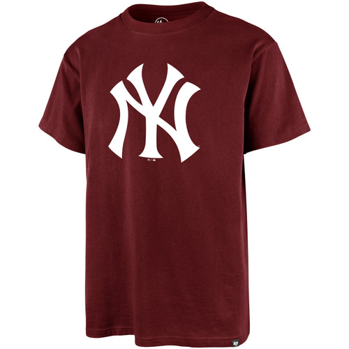 Vêtements PS Paul Smith embroidered logo patch T-shirt '47 Brand 47 TEE MLB NEW YORK YANKEES IMPRINT ECHO RAZOR RED 