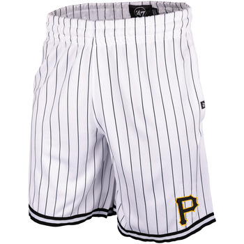 Vêtements Shorts / Bermudas '47 Brand 47 SHORT MLB PITTSBURGH PIRATES PINSTRIPED GRAFTON WHITEWASH 