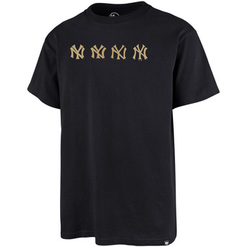 Vêtements T-shirts & Polos '47 Brand 47 TEE MLB NEW YORK YANKEES GOLD FOIL SOUTHSIDE FALL NAVY 