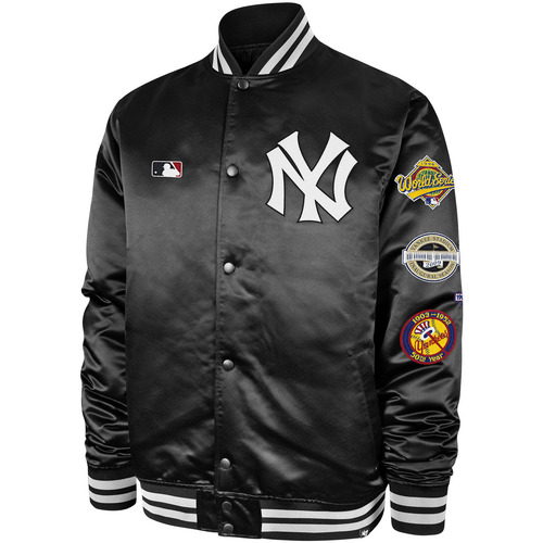 Vêtements Blousons '47 Brand 47 JACKET puffer MLB NEWYORK YANKEES DALSTONMULTI SH BOMBER JTBLACK 