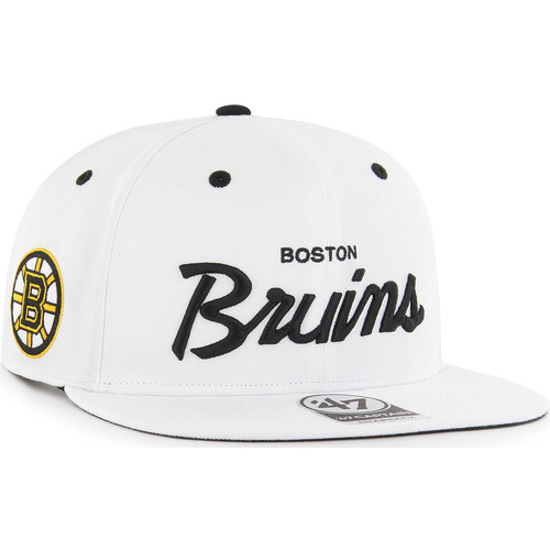 Accessoires textile Casquettes '47 Brand 47 CAP NHL BOSTON BRUINS CROSSTOWN POP CAPTAIN WHITE 