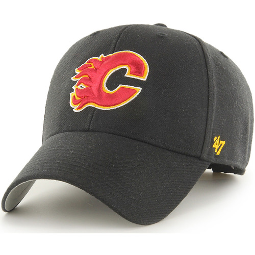 Accessoires textile Casquettes '47 Brand 47 NHL CAP CALGARY FLAMES MVP BLACK 