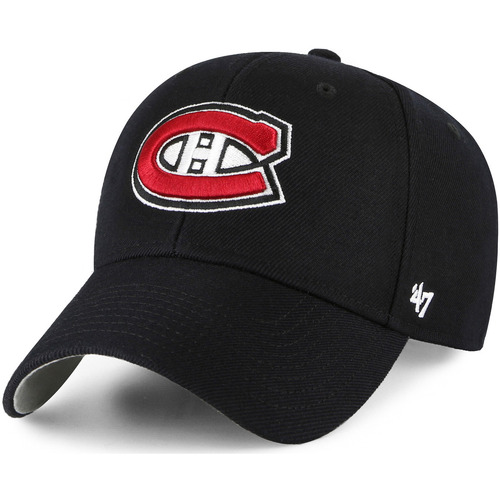 Accessoires textile Casquettes '47 Brand 47 NHL CAP MONTREAL CANADIENS MVP BLACK 