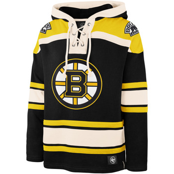 Vêtements Sweats '47 Brand 47 HOODIE NHL BOSTON BRUINS SUPERIOR LACER JET BLACK 