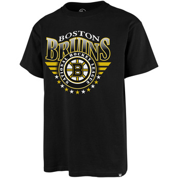 Vêtements T-shirts & Polos '47 Brand 47 TEE NHL BOSTON BRUINS ECHO JET BLACK 