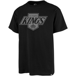 Vêtements Maison & Déco '47 Brand 47 NHL TEE LOS ANGELES KINGS PRINT ECHO JET BLACK 
