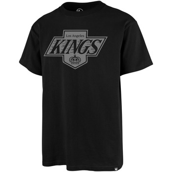 Vêtements T-shirts & Polos '47 Brand 47 NHL TEE LOS ANGELES KINGS PRINT ECHO JET BLACK 