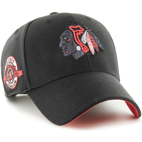 Accessoires textile Casquettes '47 Brand 47 CAP NHL CHICAGO BLACKHAWKS SURE SHOT SNAPBACK MVP BLACK2 