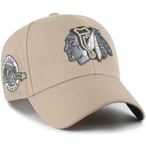 Accessoires textile Casquettes '47 Brand 47 CAP NHL CHICAGO BLACKHAWKS SURE SHOT SNAPBACK MVP KHAKI 