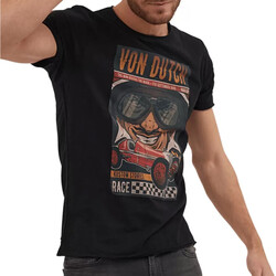 Vêtements Homme T-shirts manches courtes Von Dutch VD/TRC/COMIC Noir