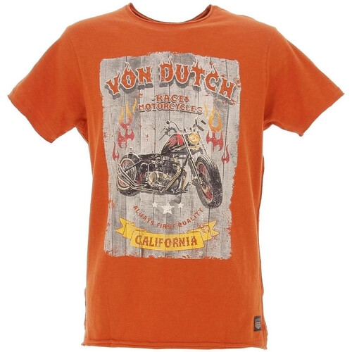 Vêtements Homme T-shirts manches courtes Von Dutch VD/TRC/RACE Orange