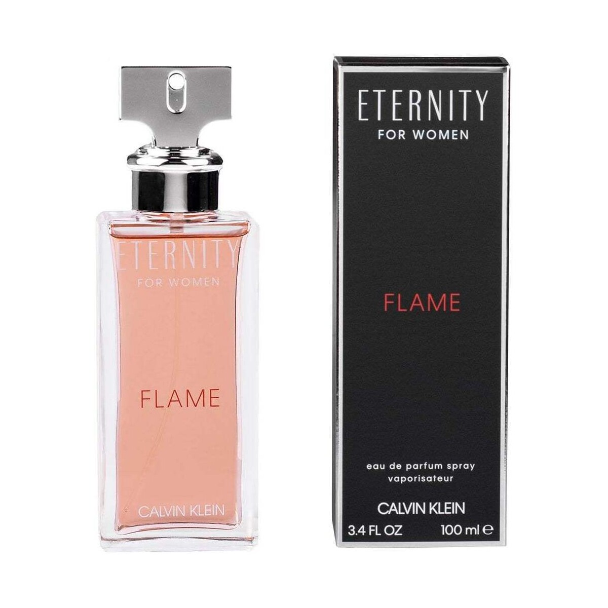 Beauté Femme Eau de parfum Calvin Klein Jeans Eternity Flame - eau de parfum - 100ml - vaporisateur Eternity Flame - perfume - 100ml - spray