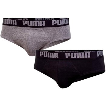 Sous-vêtements Homme Slips Puma CLAZONCILLO HOMBRE SLIP PACK DE DOS  521030001 Gris