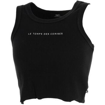 Vêtements Fille Débardeurs / T-shirts sans manche Bermuda Mike Bleu Clairises Murgi black deb g Noir