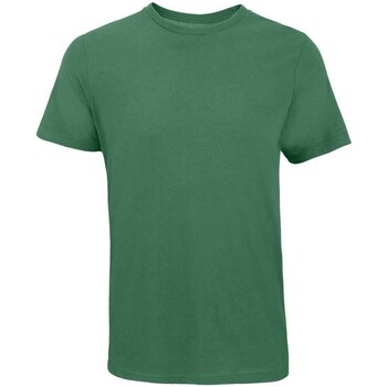 Vêtements T-shirts crinkled manches longues Sols Tuner Vert