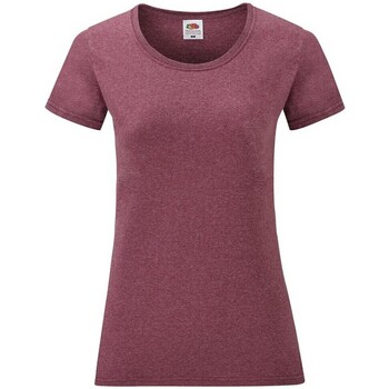 Vêtements Femme T-shirts manches longues Fruit Of The Loom Valueweight Multicolore