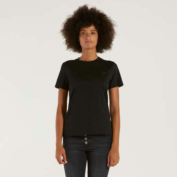 Vêtements Femme T-shirts manches courtes Dondup  Noir