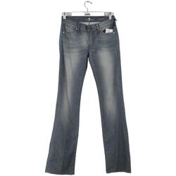 Levi's 501 crop jeans in light grey